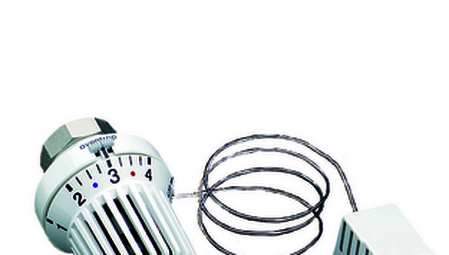 OVENTROP-Thermostat "Uni XH" 7-28 C, 0 * 1-5, Fernfühler 5m, weiß