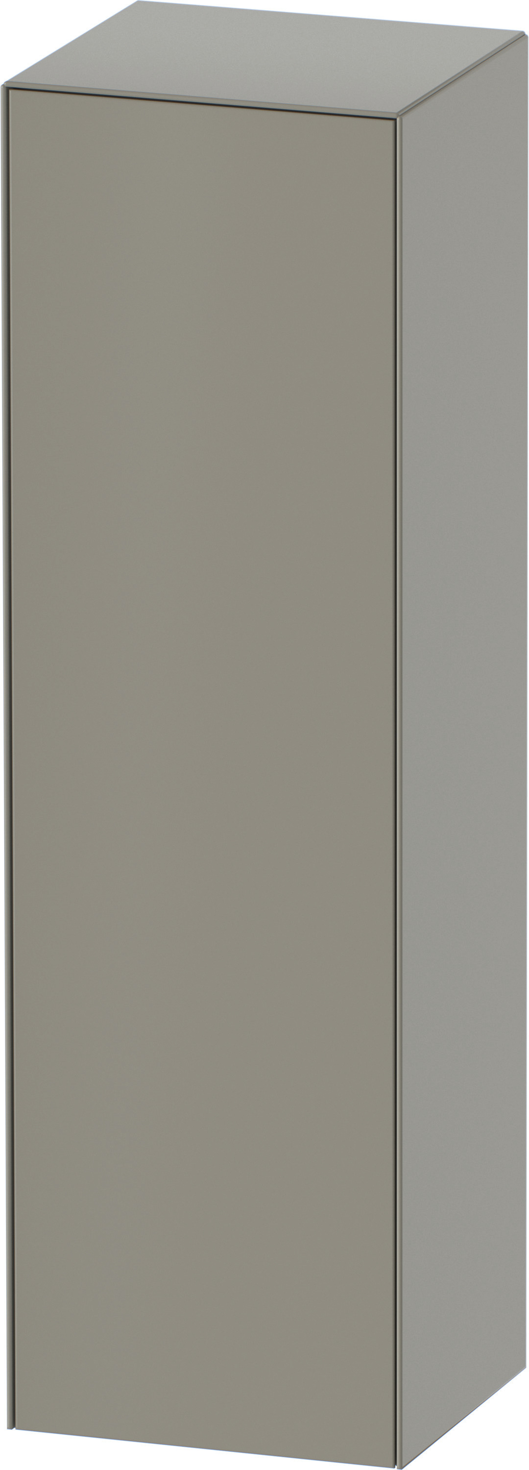 Duravit Halbhochschrank White Tulip, TA r.,1320x400x360,Steingrau Seidenm.