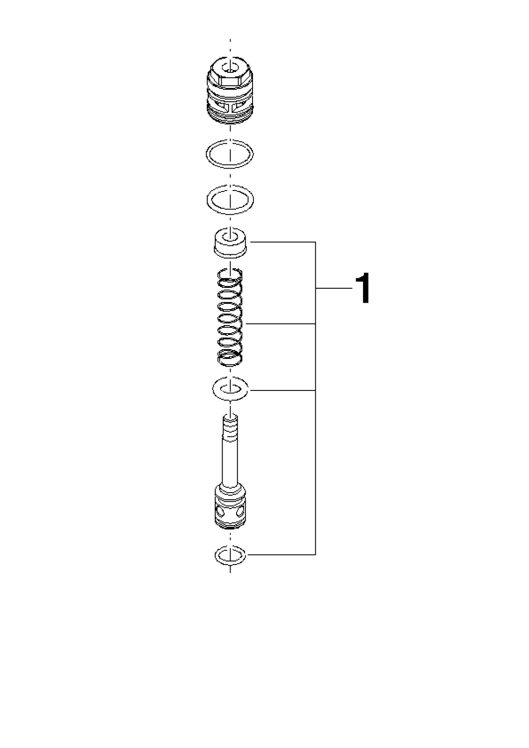 DO Umstellung für Wannenbatterie ET 90310903200 D 20 x 50 mm Chrom