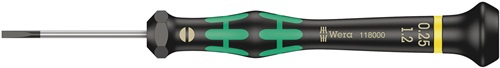 Elektronik-Feinmechanik-Schraubendreher 2035 1,2mm Klingen-L.40mm WERA Elektronik-Feinmechanik-Schraubendreher 2035 1,2mm Klingen-L.40mm WERA