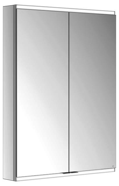 KEUCO Royal Modular 2.0 SPS, bel. 80021, Vorb,2Steckd,sb-elox,700x900x120mm