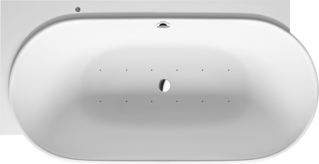 DU Luv Whirlw. 1850x950mm, Ecke L Nahtl.VK, Rückenschr.2,Air-Syst.,Weiß M.