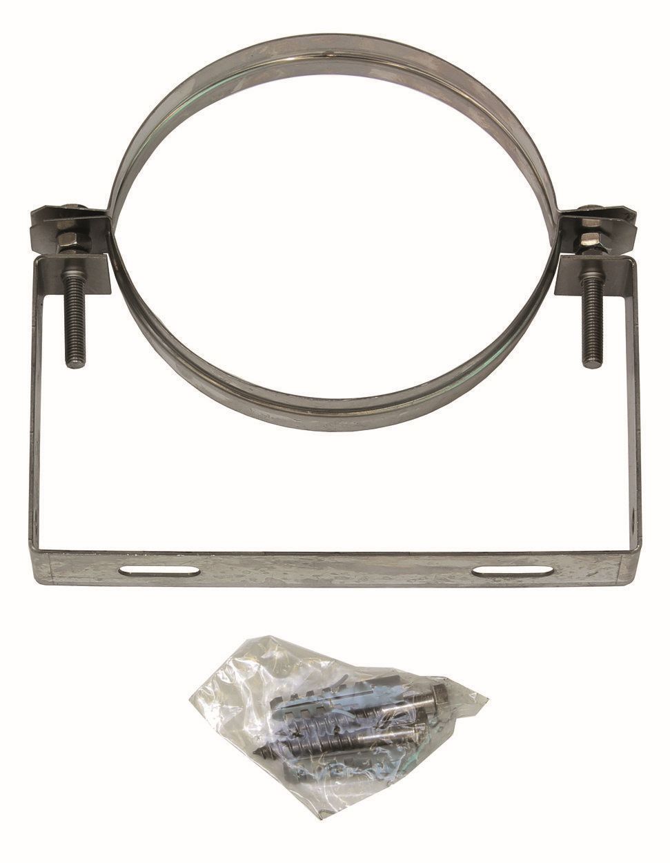 Vaillant Außenwandhalterung 160 mm 50 bis 90 mm verstellbar, Edelstahl