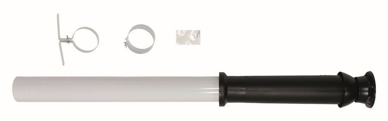 Vaillant senk. Dachdurchführung turboTEC Luft-/Abgasführung, 60/100 mm, schwarz