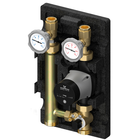 Flamco Meiflow S MC, DN25, left, WI Para 1", links, Wilo Para 25-180/7