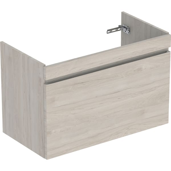 Geberit Renova Plan US f. WT, mit 1 Schublade 92,8x60,6x44,6cm, Nussbaum hickory hell