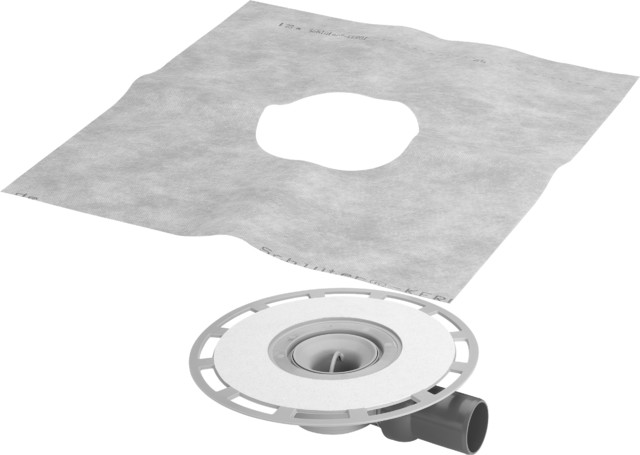 Viega Badablauf 4938 DN15 Kunststoff grau