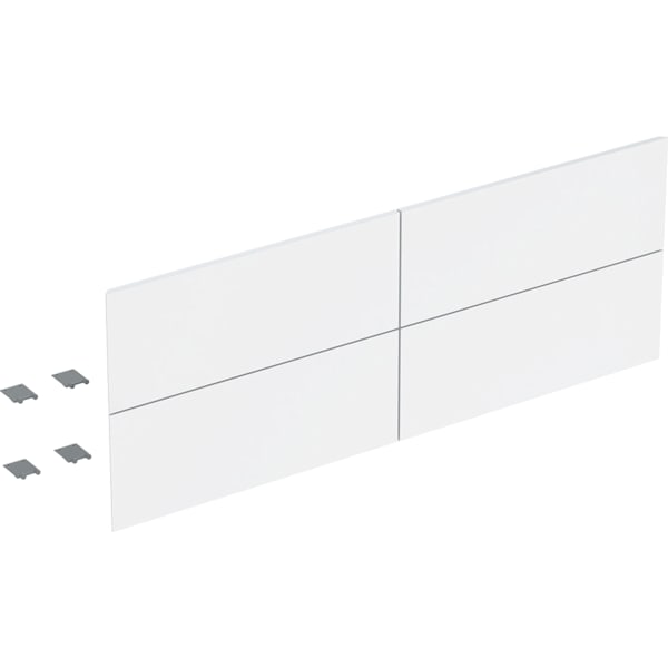 Geberit Set Schubl.-Frt für ONE US, 4 Schubl. für WT B: 135cm, weiß glänzend