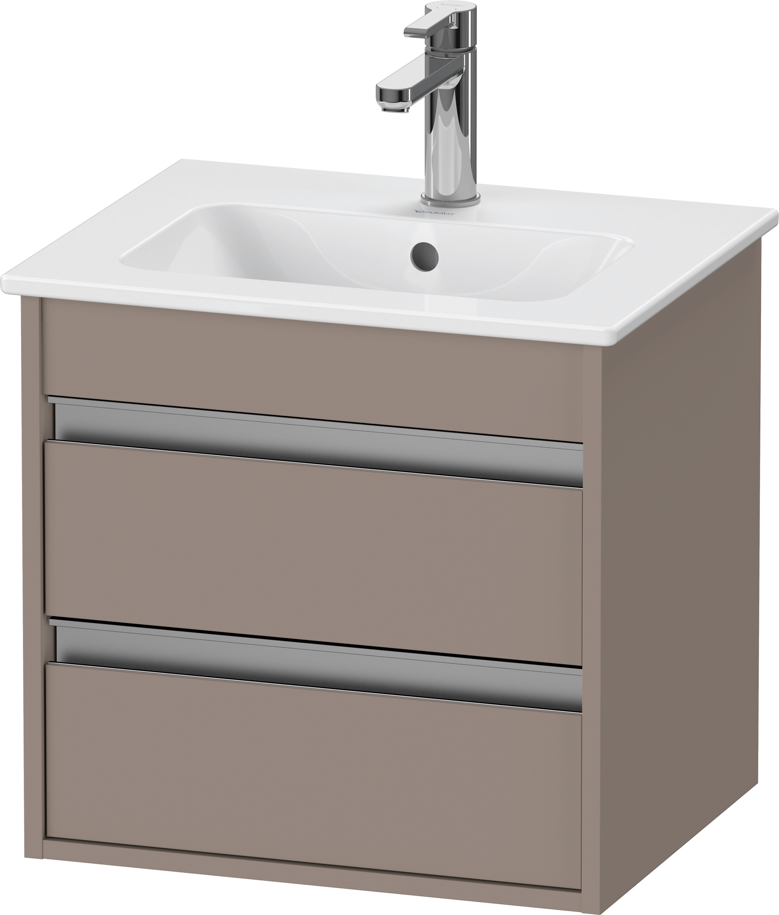 Duravit WTU Ketho 480x500x412mm, 2 Schubk. Basalt Matt