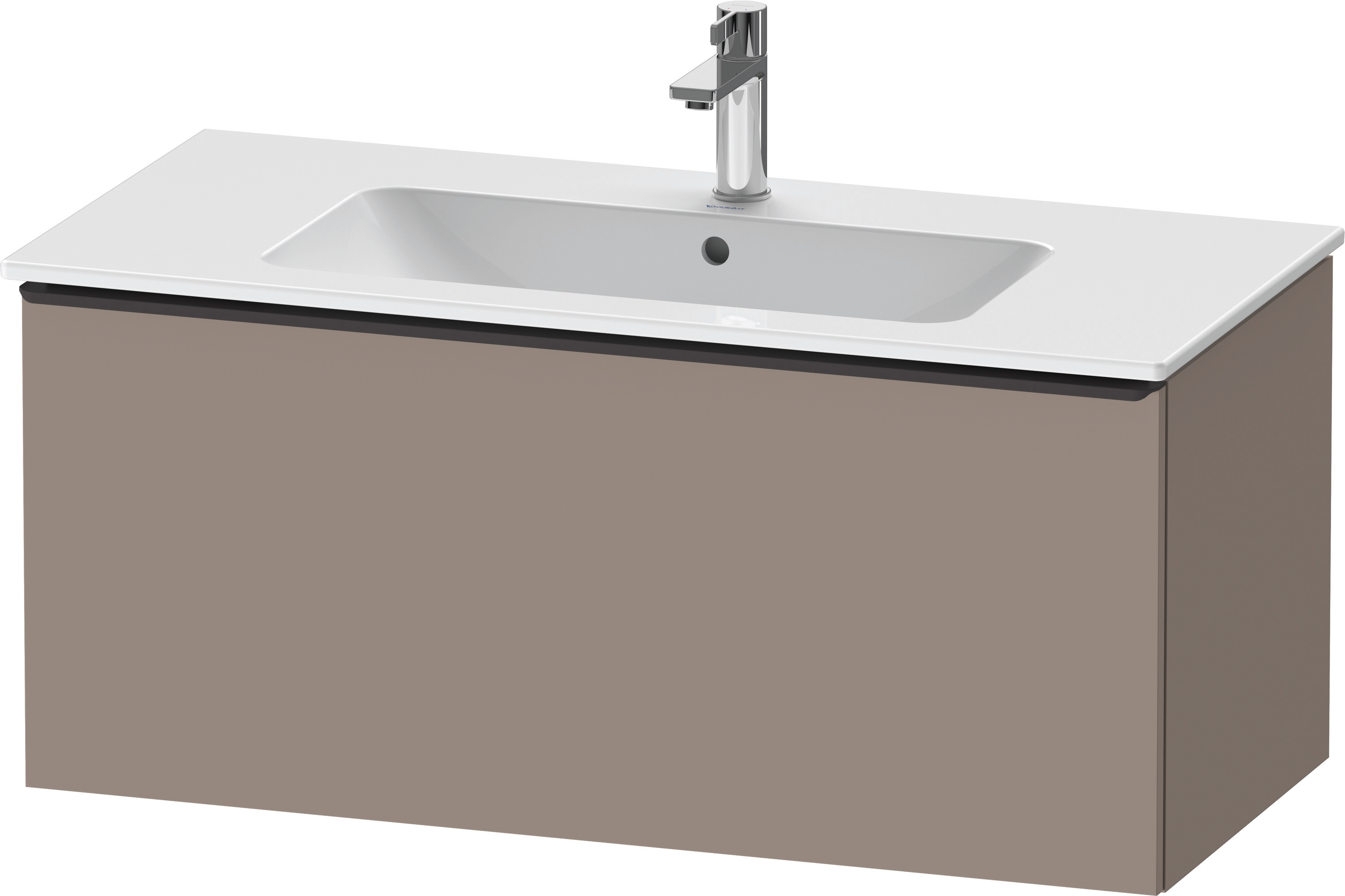 Duravit D-Neo WTU,Wdh,Ausz:1,Gr:Diamant Schw. 1010x462x440mm,Basalt Matt, Dekor