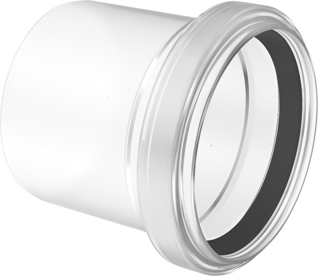 BOSCH Abgaszubehör FC-O80 Adapter d:80mm für Stützbogen d:80mm