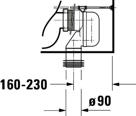 DU Stand-WC Kombi Duravit No.1,Weiß, 650mm,riml,TS,Abg.waagr.,var.Zul.,