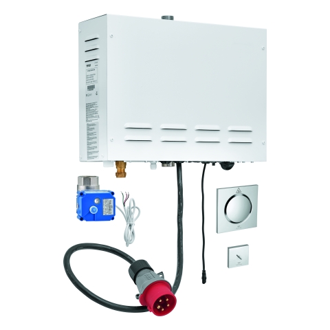 GROHE Dampfgenerator F-digital Deluxe 26828 400 V ohne Rohbau-Komponenten GROHE Dampfgenerator F-digital Deluxe 26828 400 V ohne Rohbau-Komponenten