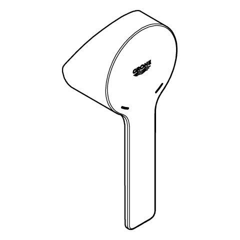 GROHE Hebel 46988 hard graphite gebürstet