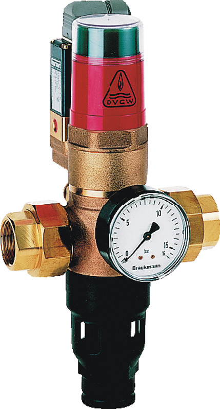 Resideo Rohrtrenner R295SA EA2, mit Magnetventil, Rotguss B, 1"