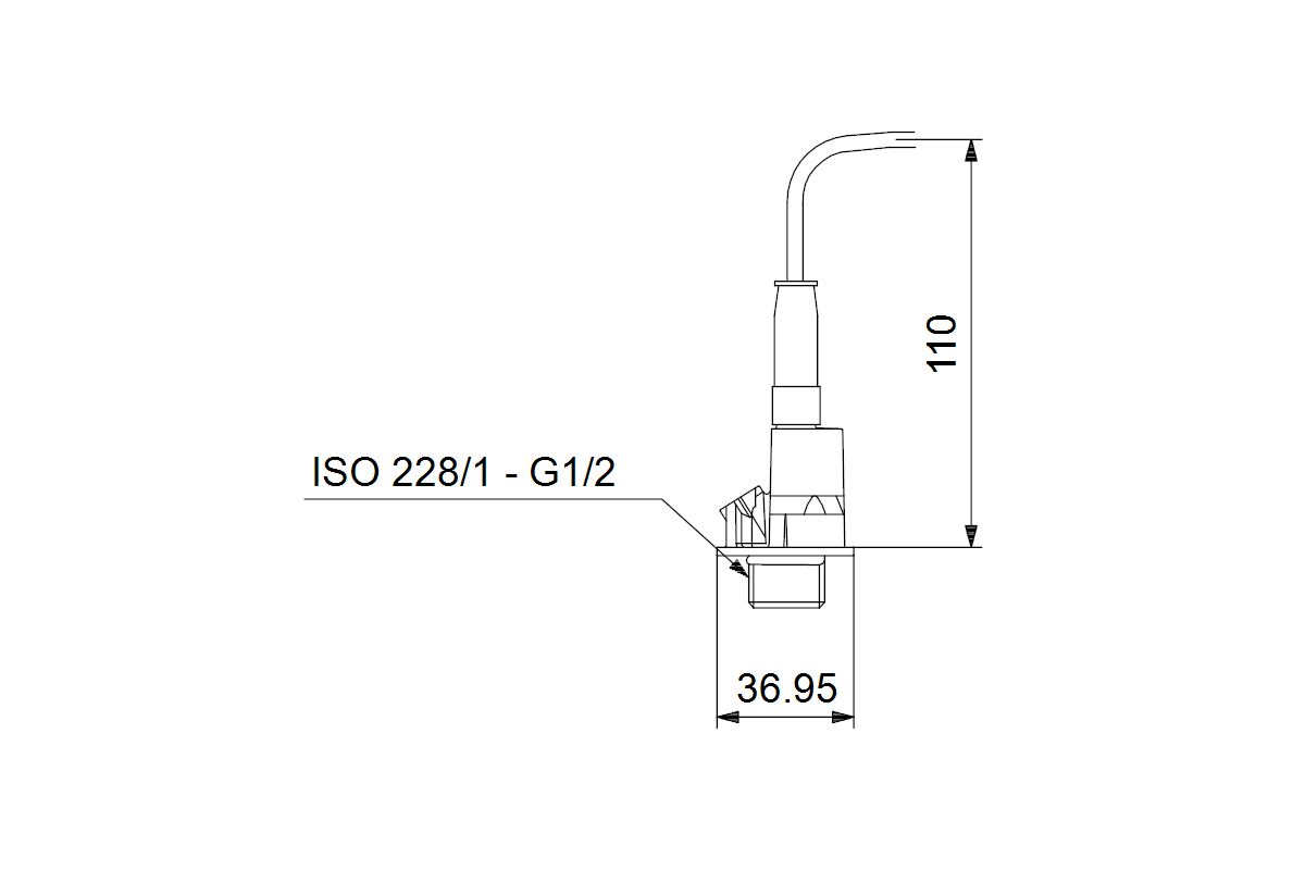 GRUNDFOS Drucksensor RPI/--0-0.6b/1/C/M2.00-X/EG6/--/---/SC-1