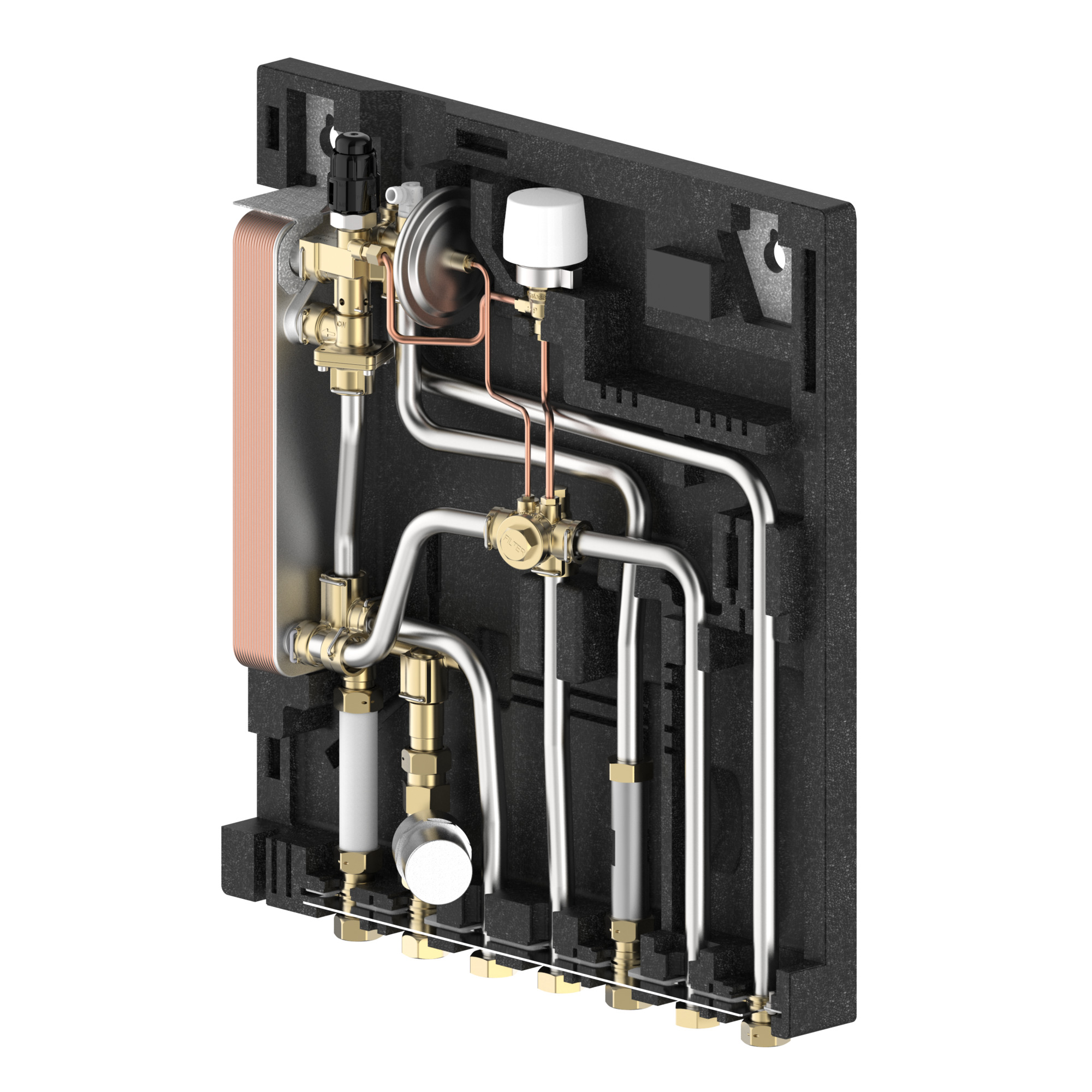 Danfoss EvoFlat FSS 1E inkl. WD-Haube + WSD