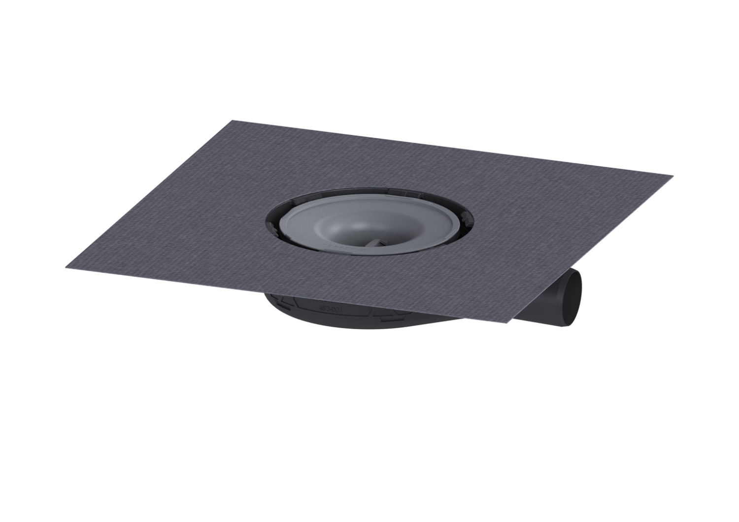 KESSEL-Grundkörper Der Ultraflache 54 DN 40, WaD, Geruchsverschluss 22 mm
