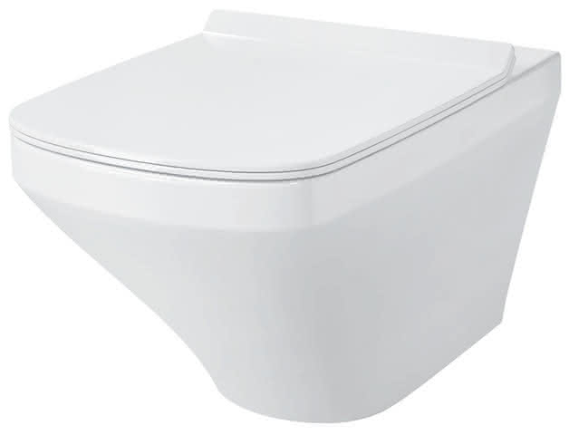 DU WC-Sitz DuraStyle Vital, mit Winkelpuffern,Scharniere edelstahl,weiß