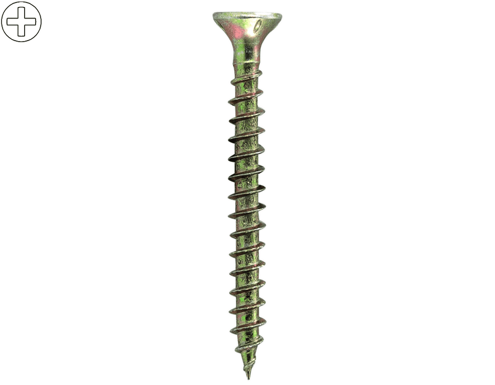 Frank ABC Spax Senkkopfschraube Wellenschliff, gelb-verz. 4.0x30 VE=200 Frank ABC Spax Senkkopfschraube Wellenschliff, gelb-verz. 4.0x30 VE=200