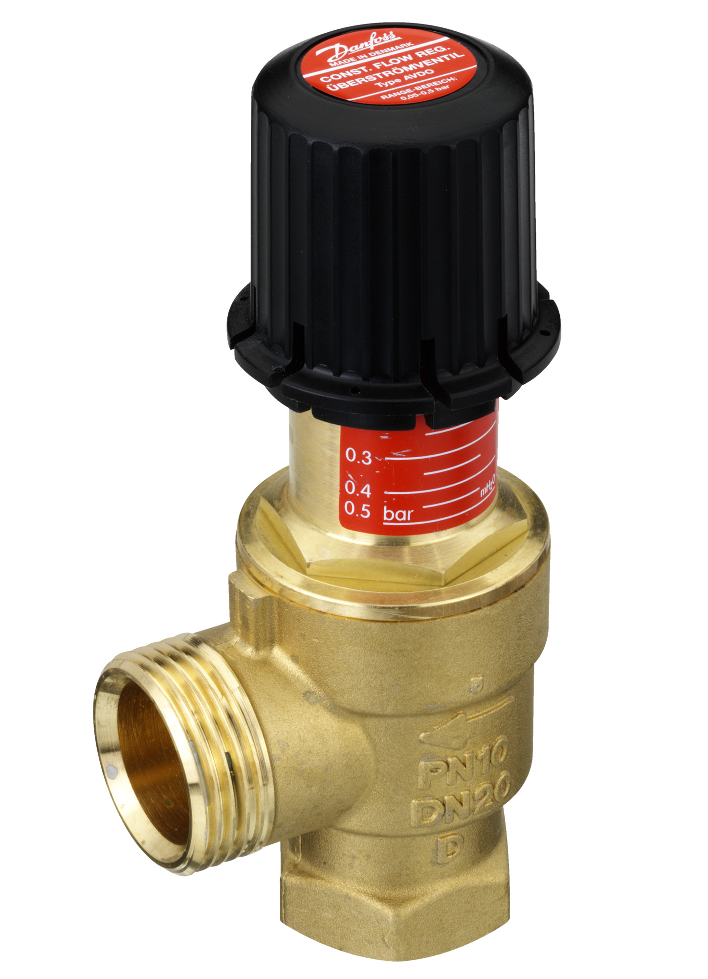 Danfoss Überströmventil AVDO 20 Rp 3/4, ECK, Innen-Muffeng./Nip.