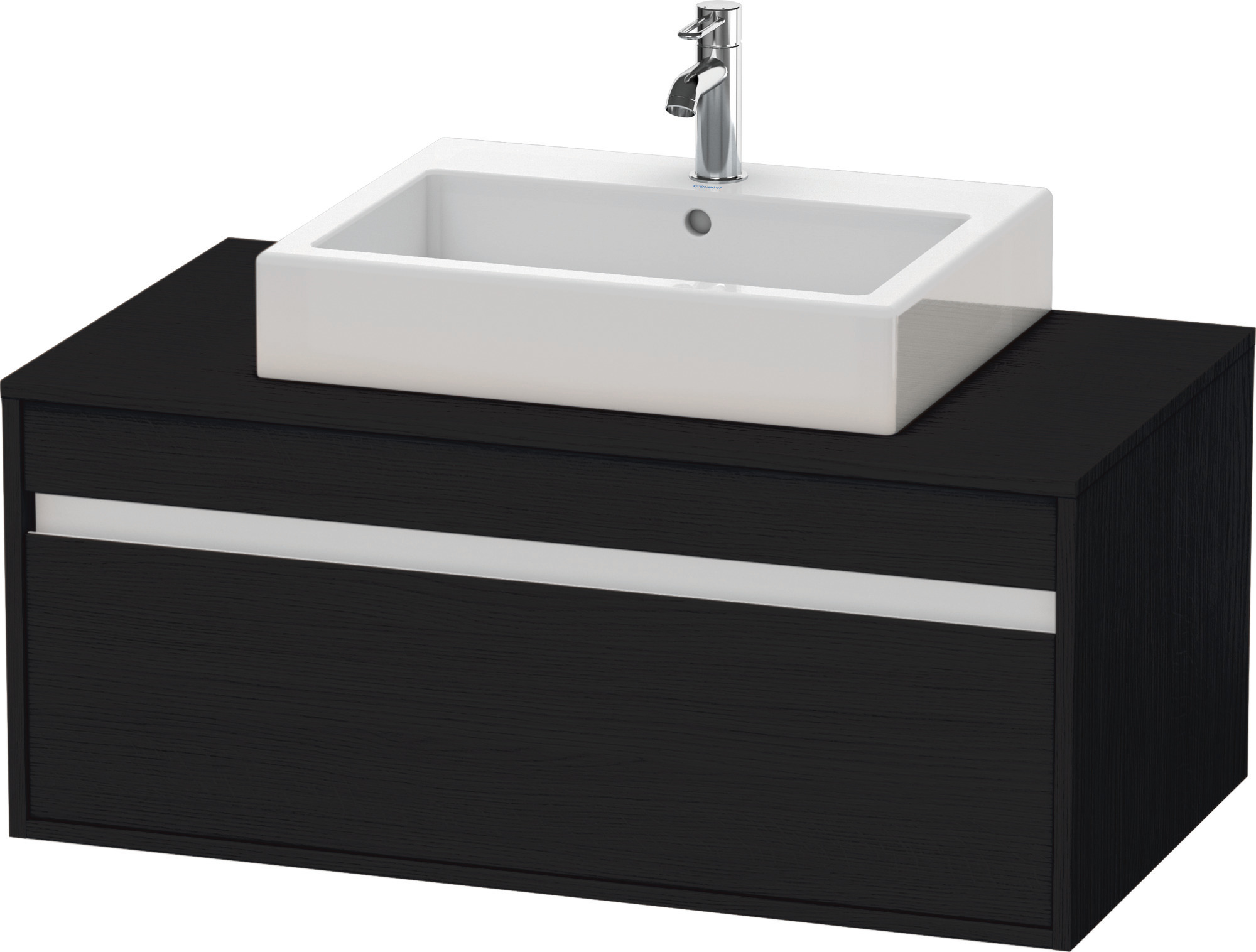 Duravit WTU wandhängend Ketho 550x1000x426mm 1 Auszug, für ASB mi., Eiche Schwarz