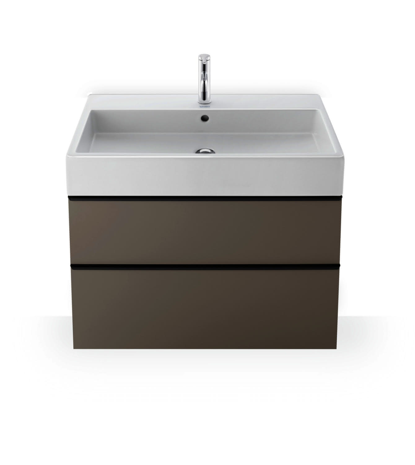 DU Waschtisch Vero Air 1000 mm m ÜL, m.HLB, 1 HL mitte, weiß