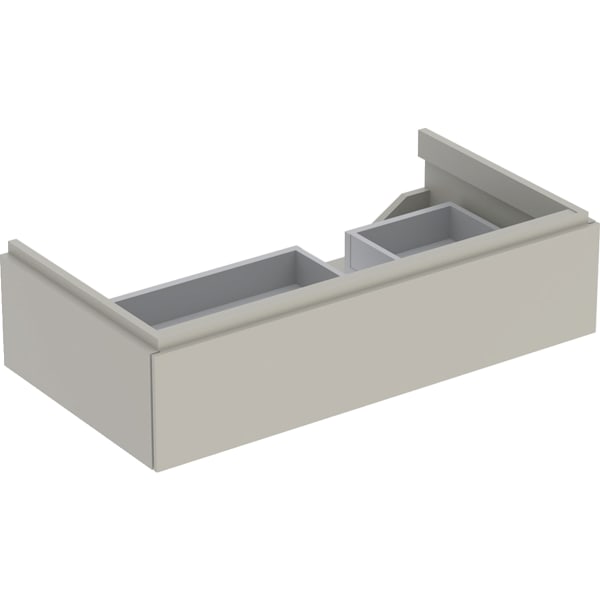 Geberit Xeno2 Unterschrank f. WT m. Ablg. li m .1 Schubl., 88x22x46,2cm, greige