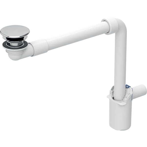 Geberit WT Ablauf d32 Raumsparmodell mit freiem Auslauf, Ventilab. glanzverchromt Geberit WT Ablauf d32 Raumsparmodell mit freiem Auslauf, Ventilab. glanzverchromt