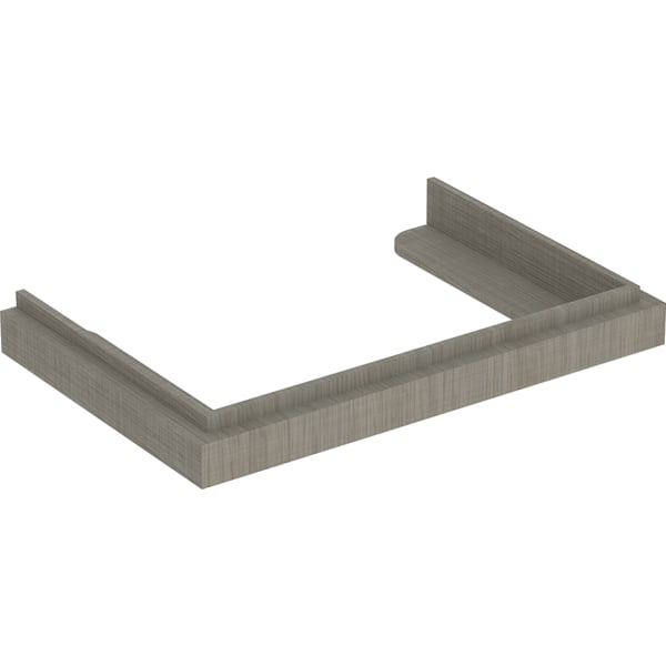 Geberit Waschtischrahmen für Citterio US Breite WT 75cm, graubraun