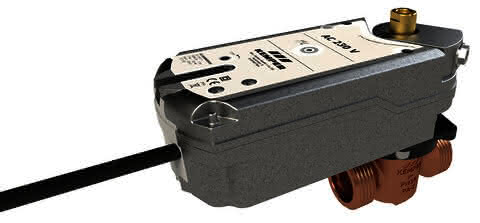 KEMPER KHS VAV-plus Vollstromabsperrvtl. Federrückzug-Stellantrieb 230V, AG, DN25
