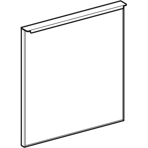 Geberit Tür für Citterio Unterschrank Breite HWB 45 cm, schwarz