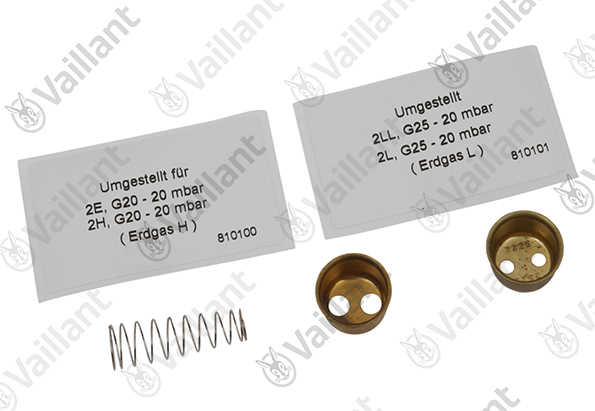 Vaillant Beistellteile, Gasumrüstung Vaillant-Nr. 0020022543