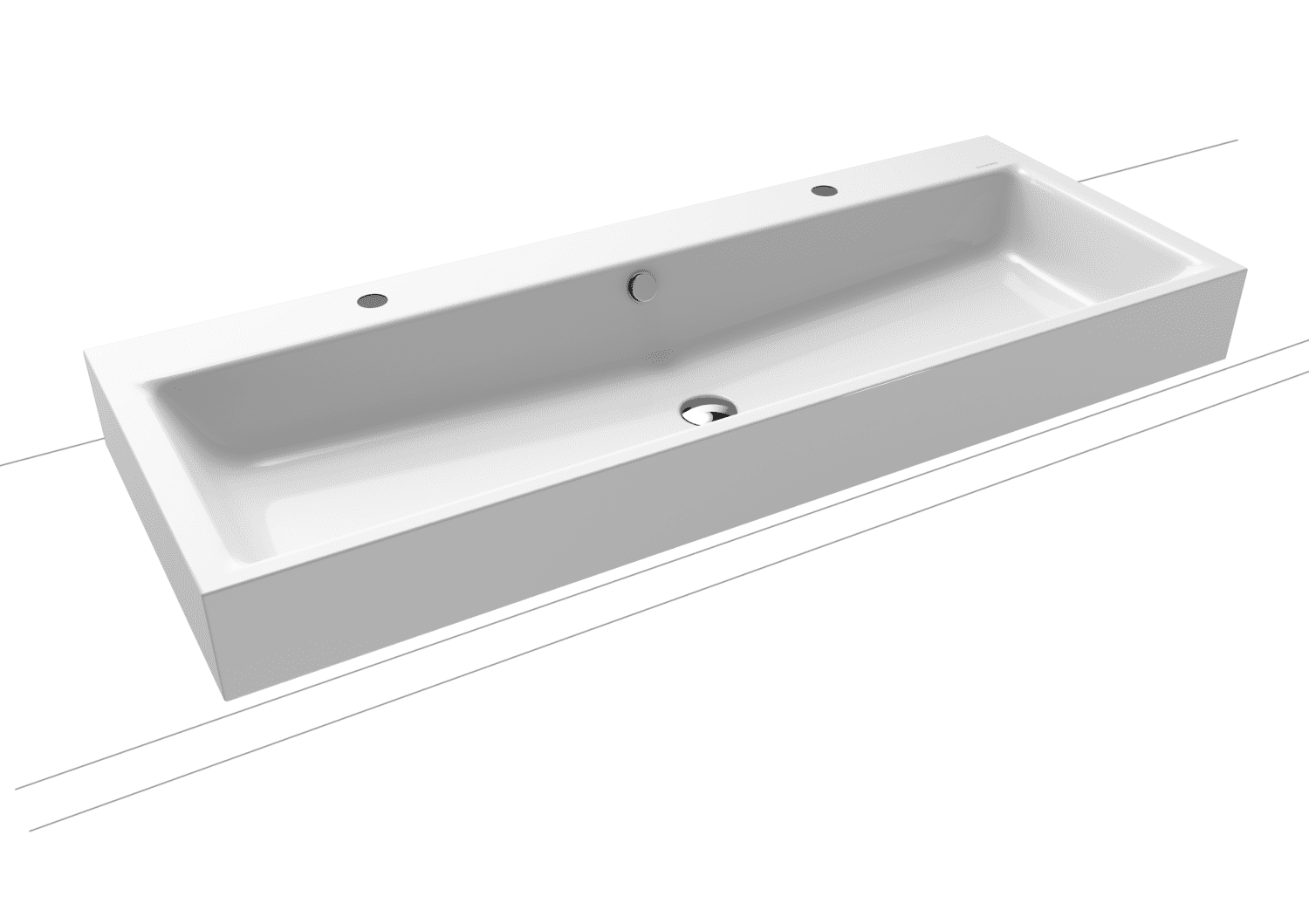 KA WB PURO Mod.3168-D,1200x460mm,alpwe, PEFF,AD,m. 2x1HL,mÜL,chr