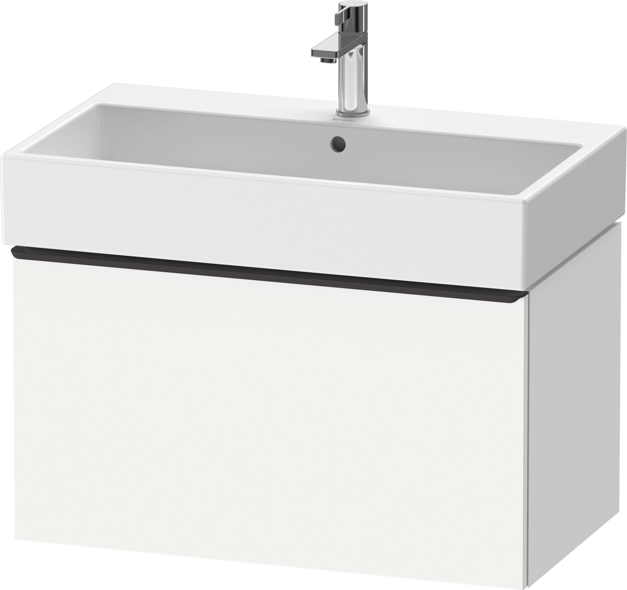 Duravit D-Neo WTU,Wdh,Ausz:1,Gr:Diamant Schw. 784x442x440mm,Weiß Matt,Dekor