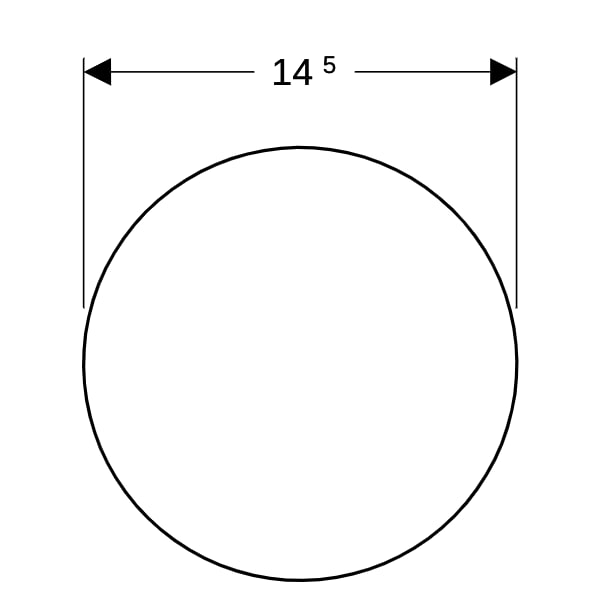 Geberit Vergrösserungsspiegel rund d:14,5cm