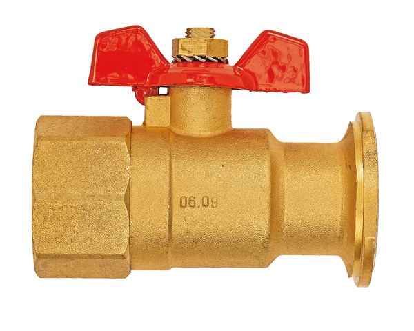 Flamco Kugelhahn 1 1/4" IG + UWM 2"