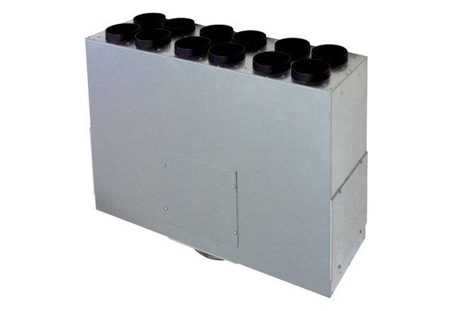 Maico Luftverteile aus Blech MF-BV75-160-12 12 Anschlüsse,Anschluss Flexrohr MF-F75