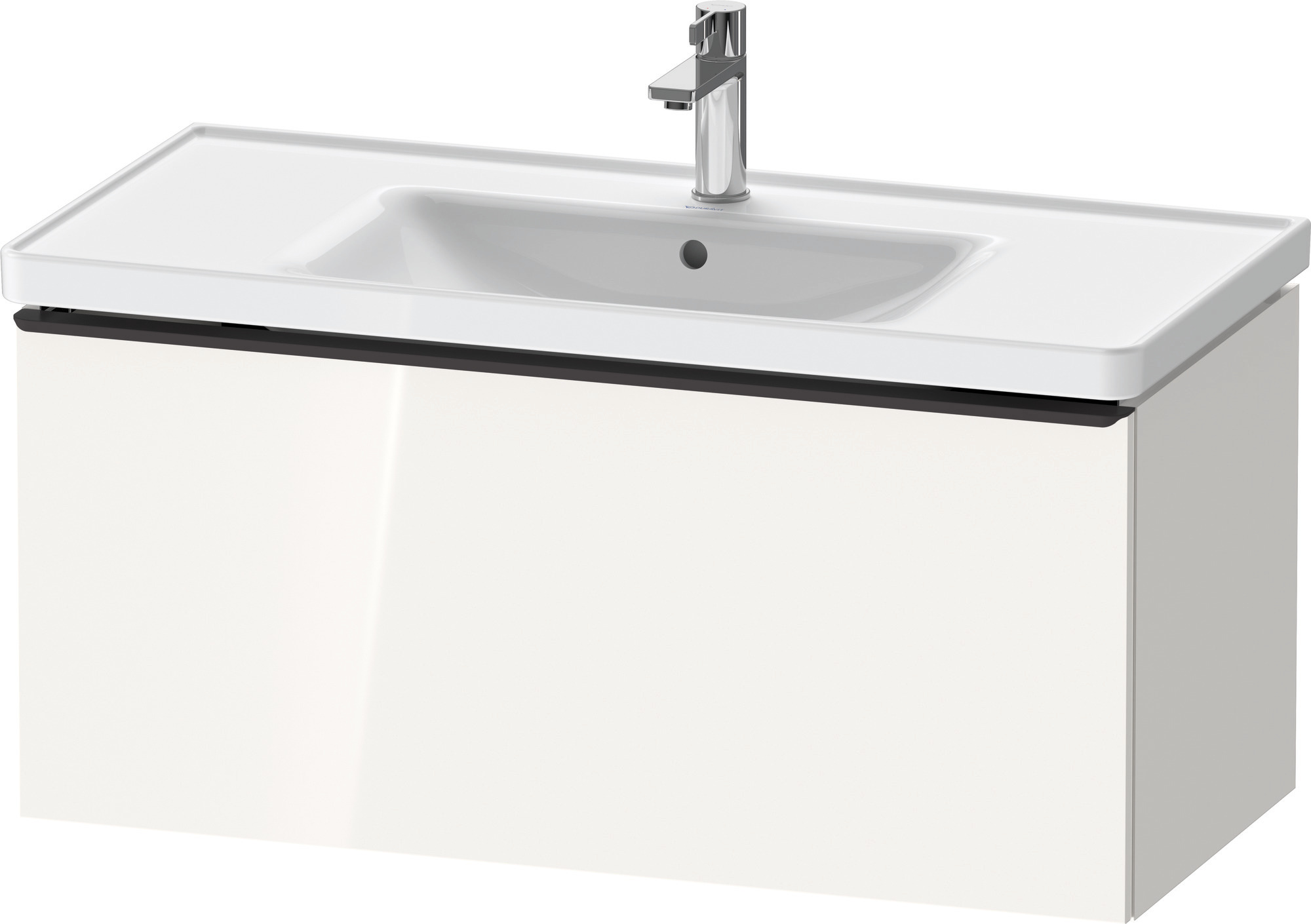 Duravit D-Neo WTU,Wdh,Ausz:1,Gr:Diamant Schw. 984x452x440mm,Weiß Hochglanz,Dekor