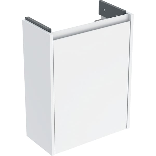 Geberit Renova Compact US für HWB, mit 1 Tür 45,7x60,5x22,7cm, weiß/l. seidenglanz