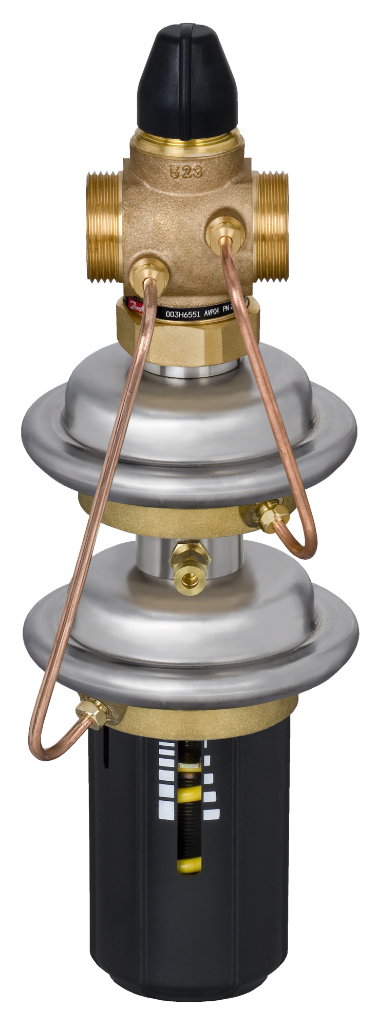 Danfoss Diff.Druck.+ V,stromreg.AVPQ4 DN40, Kvs 16,0, 0,1-1,0bar, G 2 A