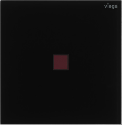 Viega Urinal Ausstellungsplatte VfM 200 8620.29 aus Glas in tiefschwarz Viega Urinal Ausstellungsplatte VfM 200 8620.29 aus Glas in tiefschwarz