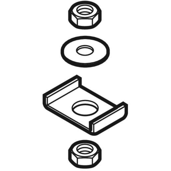 Geberit Pluvia Aufhängeelement C-Profil