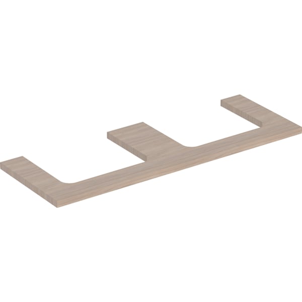 Geberit ONE WT-Platte, Aus re/li, für AWT 135x3x47cm, Eiche