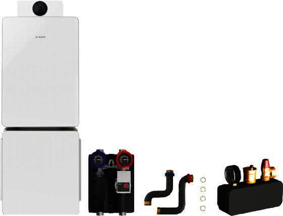 BOSCH Gas-BW-Standardpaket BOPA GCFS825 GC8800iF-15, WH 135-3 P, HS25/6 MSL