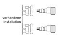 Vaillant Anschlussadapter für Wassersteckdose (1 Paar) Vaillant Anschlussadapter für Wassersteckdose (1 Paar)