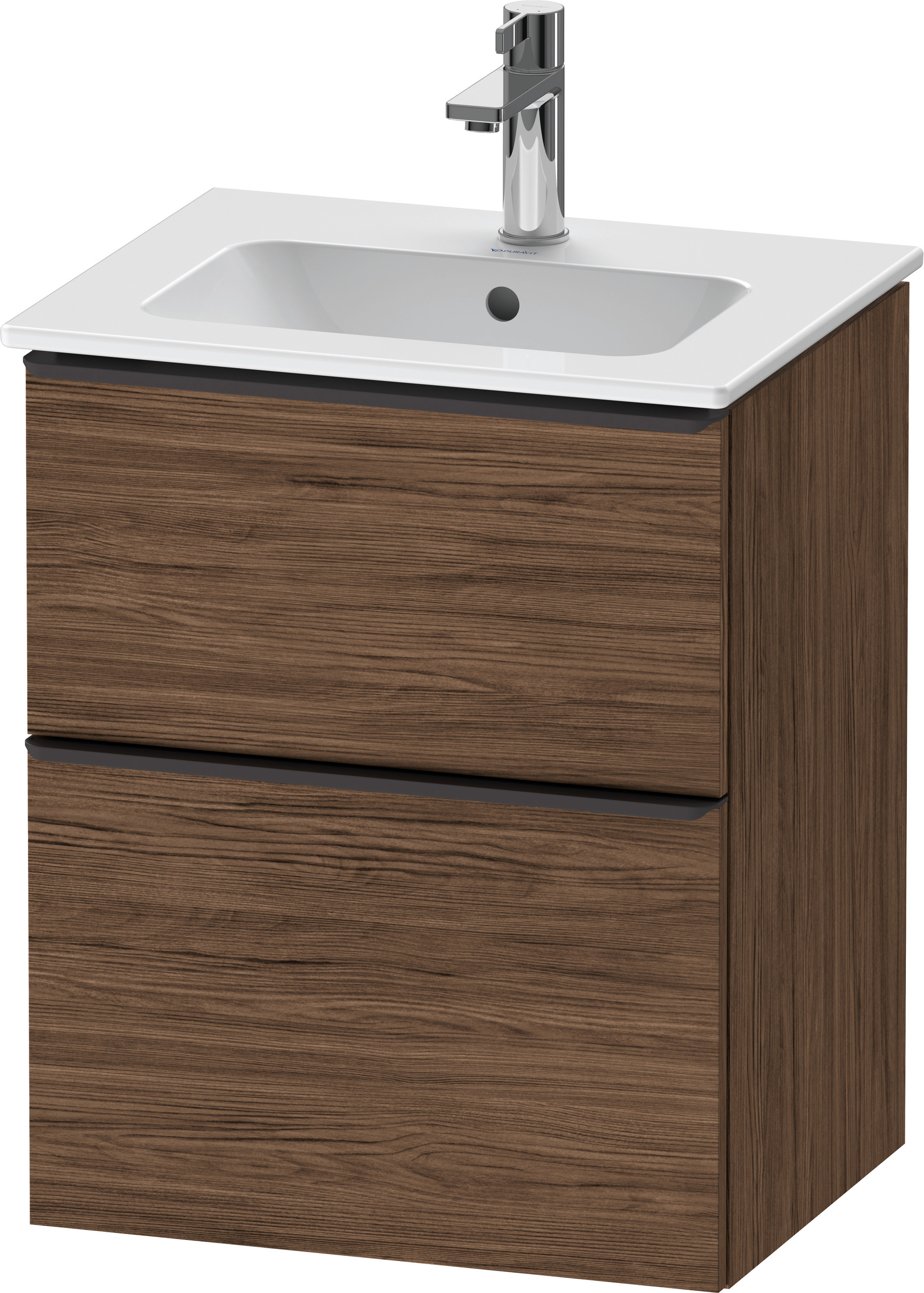 Duravit D-Neo WTU,Ausz:1,Schubk:1,GR:Dia.Schw 510x402x625mm,Wandh,Nussb.Dkl.Matt,Dek.