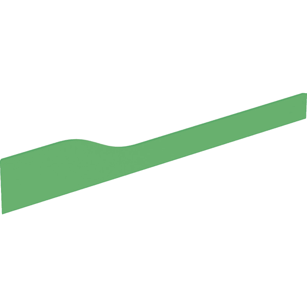Geberit Bambini Dekorblende, Front für 4 WT-Arm., tieferes Becken re, grün Geberit Bambini Dekorblende, Front für 4 WT-Arm., tieferes Becken re, grün