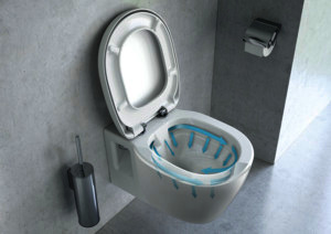 IS Wandtiefspül-WC Connect, randlos, 360x540x340mm, Weiß