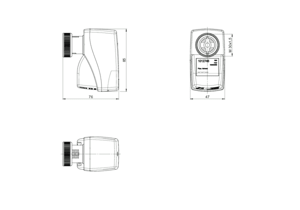 OVENTROP-Elektromotorischer Stellantrieb Aktor M KNX